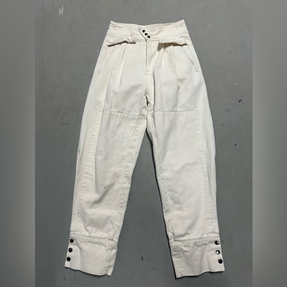 Sea New York Women's Augustina Jeans Size 4 White High Waisted Pants